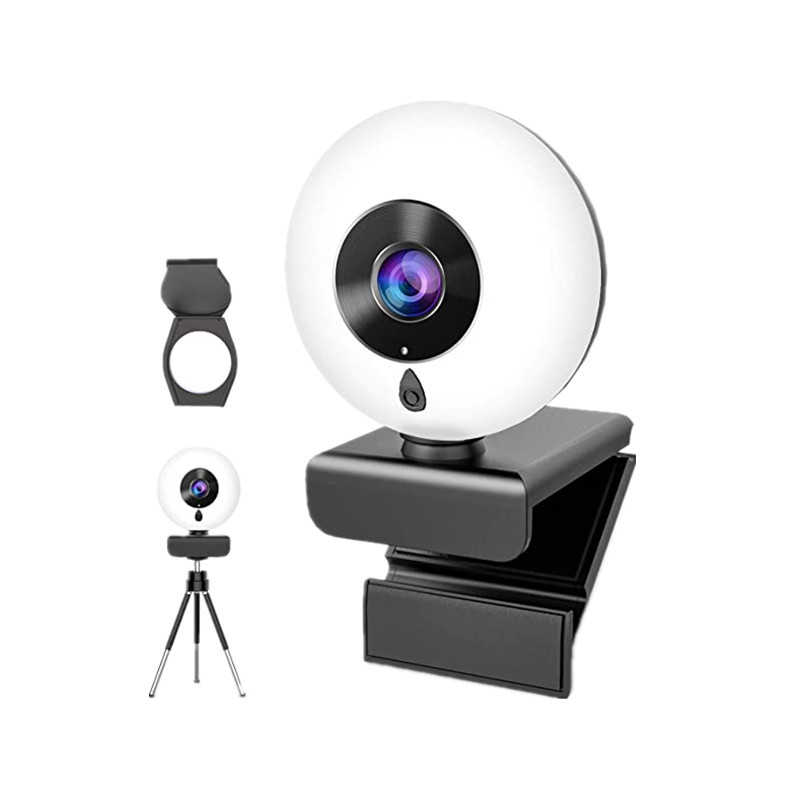 Вебкамера 2K Quad HD (2560x1440) вебкамера з підсвіткою (3 режими) мікрофоном для ПК комп'ютера ноутбука