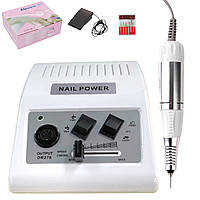 Фрезер Nail Power DR 278 для маникюра и педикюра, на 35 Вт. - 30000 об./мин. Белый