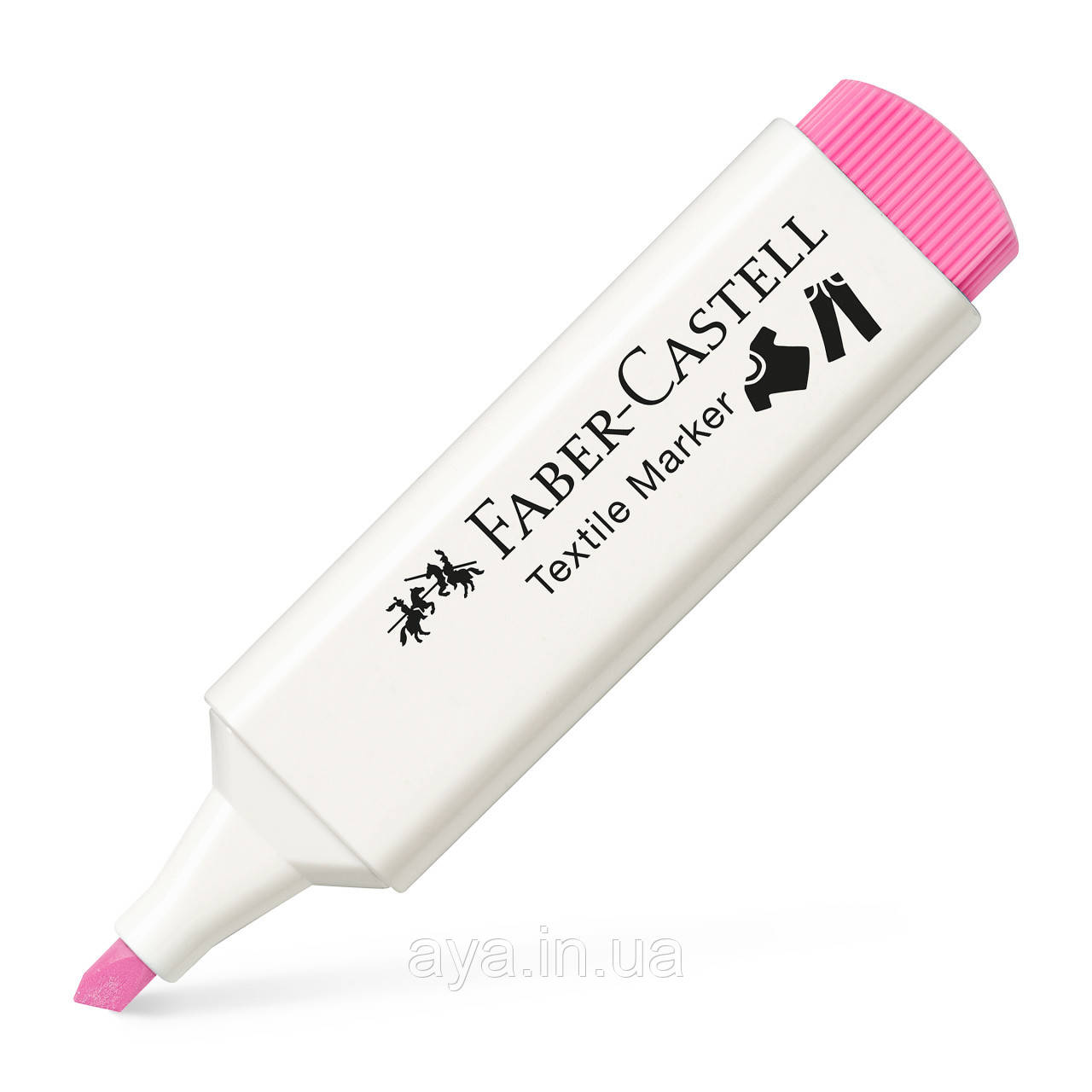 Маркер для тканини (текстильний) Faber-Castell Textile Marker, Рожевий