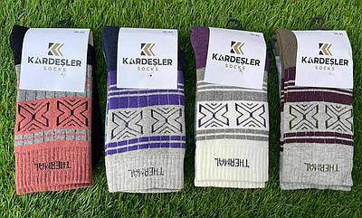 Набір 6 пар жіночі термошкарпетки KARDESLER преміум (36-40), Турція