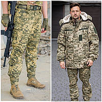 Комплект: Штани тактичні Grifon Apex + Бушлат Піксель