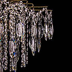 Кришталева люстра на 6 ламп Е27 з підсвічуванням основи та пультом д/у PM-E3150/6+6/AB/LED, фото 7