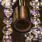 Кришталева люстра на 6 ламп Е27 з підсвічуванням основи та пультом д/у PM-E3150/6+6/AB/LED, фото 6