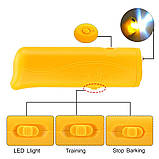 Відлякувач ультразвуковий від собак 150 DB жовтий з ліхтариком засіб для відлякування проти лаю, фото 9