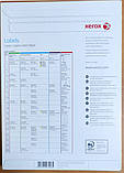 Наклейка (Labels) Xerox Mono Laser 24UP 70х37мм, 100 арк., прямокутні краї (003R97408), фото 2