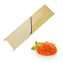 Тертка-корейка дерев'яна 24.5х6.5х1.5 см