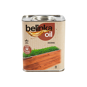 BELINKA Oil Decking, кольорова олія для садових меблів з деревини, тон 201, 0,75л, фото 3