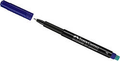 Маркер перманентний Faber-Castell Multimark OHP 1513 F (0,6 мм), Синій