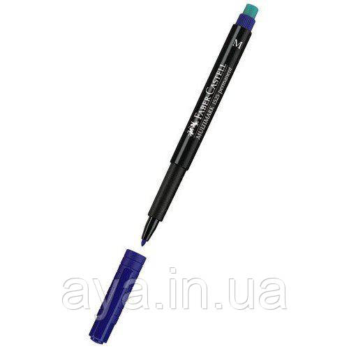 Маркер перманентний Faber-Castell Multimark OHP 1525 M (1,0 мм), Синій