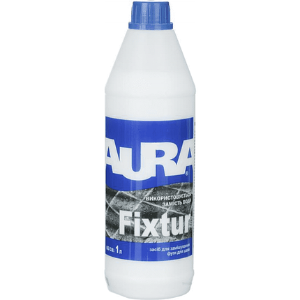 Засіб для замішування фуги (затирки) для швів Aura Fixtur, 1л, фото 1