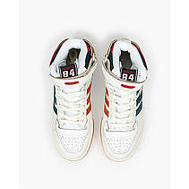 Чоловічі кросівки Adidas Forum 84 High White Green Red ALL09456, фото 5