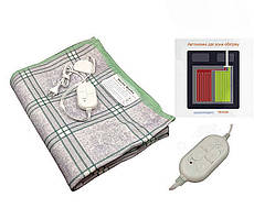 Електропростирадло 2-х зонне 140х155 LUX Клітка1