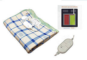 Електропростирадло 2-х зонне 140х155 LUX Клітка2