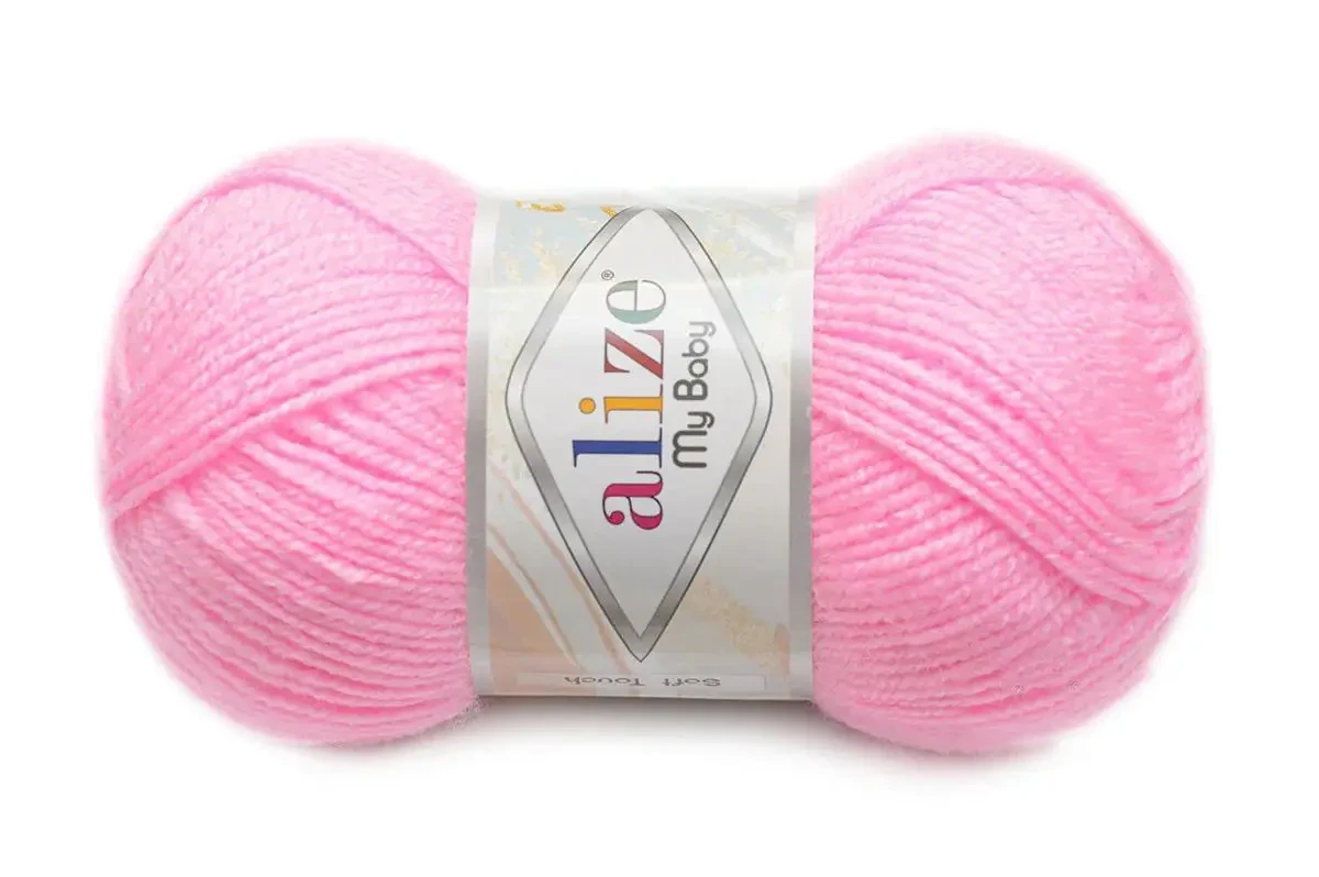 Пряжа акрилова дитяча Май бебі (My baby) 191 рожевий Alize (Алізе) 1CD42