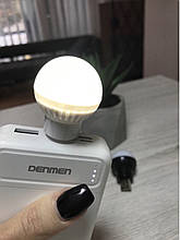 LED лампочка Usb Міні підсвітка-нічник для читання в темряві для ноутбука, комп’ютера