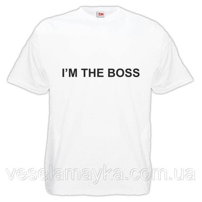 Футболка I'm the Boss - фото 3 - id-p279752795