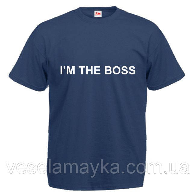 Футболка I'm the Boss - фото 5 - id-p279752795