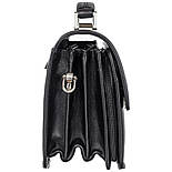 Чоловіча барсетка шкіряна Desisan 1086-011 чорна, фото 2