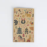 Пакети новорічні дитячі 150*90*240 Новорічні подарункові крафт пакети для цукерок "Зайчик", фото 5