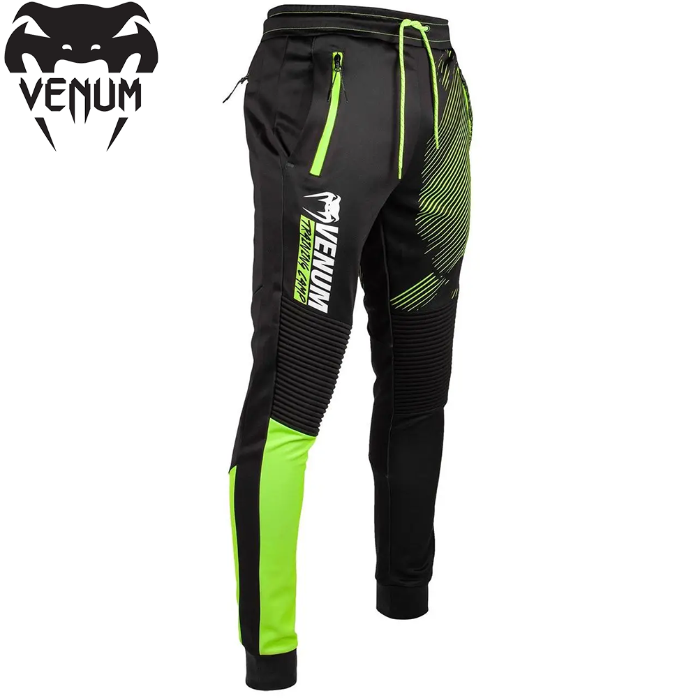 Чоловічі спортивні штани для тренувань Venum Training Camp 2.0 Pants Black Neo Yellow