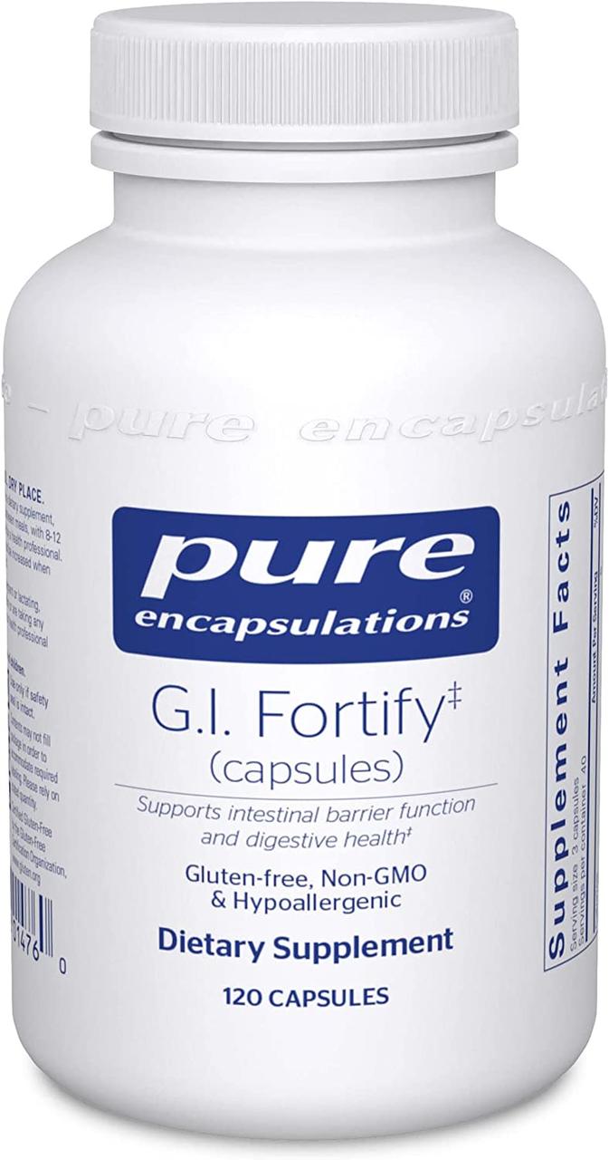 Pure Encapsulations G.I. Fortify/підтримання оптимального здоров'я кишківника 120 капсул BX064