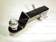 Вставка фаркопа квадрат 50х50, фаркоп вставка під квадрат, вставка у фаркоп, вставка у фаркоп квадрат, фото 4