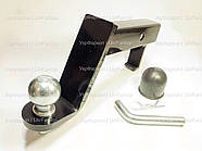 Вставка фаркопа квадрат 50х50, фаркоп вставка під квадрат, вставка у фаркоп, вставка у фаркоп квадрат, фото 4