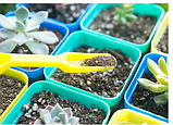 Набір з 2-ух предметів для пікіровки рослин і висадки насіння (вилка-лопатка, посадковий конус), фото 4