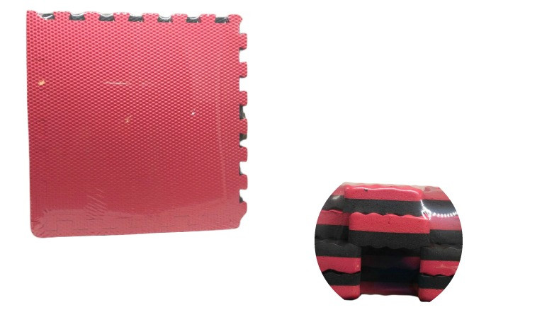 Килимок-пазл EVA масажний, 4 ел, в упаковці, 45 х 45 см