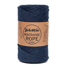 Еко шнур Shikimiki Rope 2 mm, колір Темно-синій