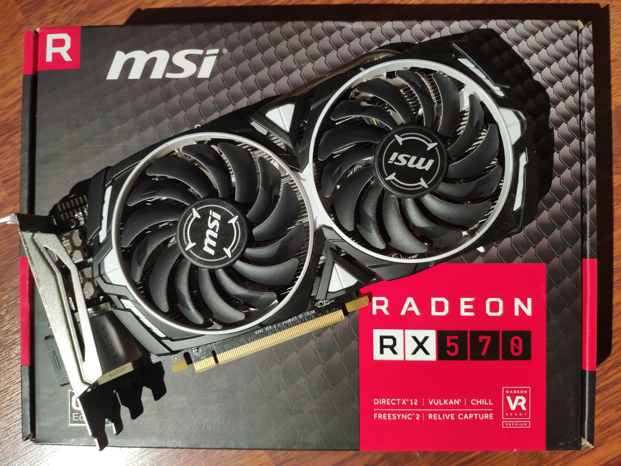 Відеокарта вживана ASUS Rog Strix RX 570 8GB Gaming GDDR5