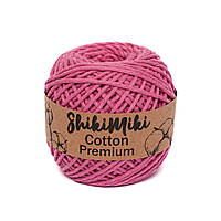 Еко шнур Shikimiki Cotton Premium 2 мм, колір Цикламен