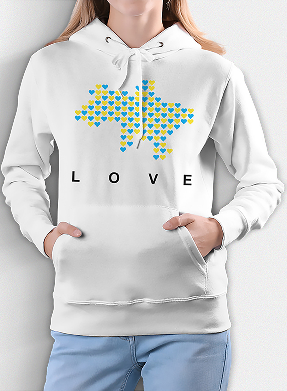 Жіноче худі Мальта Ж459-14-Р2 Love Біле S (2901000402581)