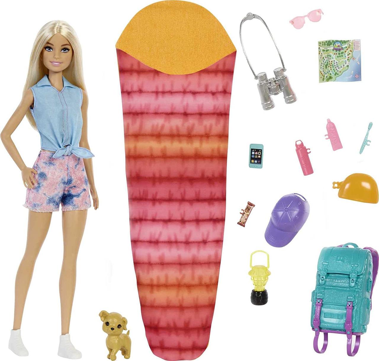 Ігровий набір Барбі Кемпінг Малібу Barbie Doll and Accessories, It Takes Two "Malibu" Camping Doll