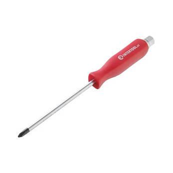 Викрутка ударна PH2*125 мм, CrV INTERTOOL HT-0488, фото 1