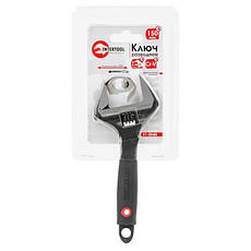 Ключ розвідний 150мм INTERTOOL XT-0040, фото 6