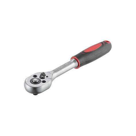 Рукоятка із храповым механізмом на 24 зуба 1/4''. CrV INTERTOOL HT-2104, фото 1