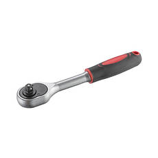 Рукоятка із храповым механізмом на 24 зуба 1/4''. CrV INTERTOOL HT-2104, фото 5