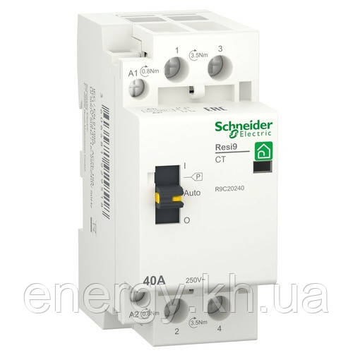 Контактор Schneider Electric Resi9 40A 2NO 230V R9C20240