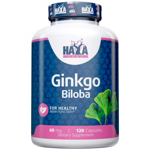 Гінко білоба Haya Labs Ginkgo Biloba 60mg 120 капсул