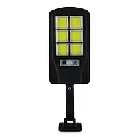 Уличный фонарь с датчиком движения на столб solar street light BL BK120-6COB с пультом управления