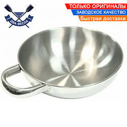 Універсальна туристична миска сталь Tramp 850 мл миска з ручкою туристичні миски нержавіюча сталь 19 х 4,5 см