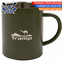 Походная туристическая термокружка Tramp 400 мл двойные стенки для кофе чая термокружка из нержавеющей стали