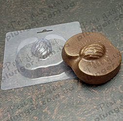 Форма пластикова для шоколаду Персик