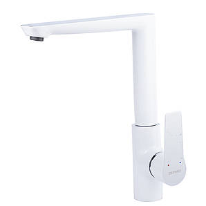 Змішувач GARDA Ø35 для кухні Г-злив на гайці CORSO (BC-4B221W) (9605103)