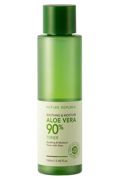 Заспокійливий і зволожувальний тонер Nature Republic Aloe Vera Soothing&Moisture Toner 160 мл