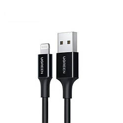 Кабель зарядний Ugreen MFi сертифікований lightning 1М Black (US155)