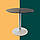 Скляний кавовий стіл Commus Solo 450 O bronza-bgs-bgs60, фото 2