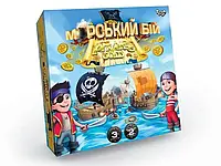 Настольная интеллектуальная игра Морской бой Pirates Gold укр Danko Toys Стратегическая игра Настольные игры