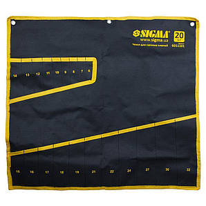 Чохол для гайкових ключів 20 шт. SIGMA (6011101)